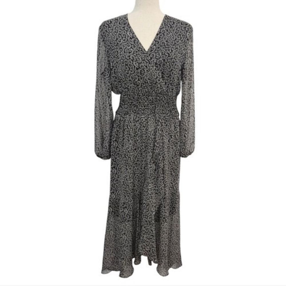 Bardot Sally‎ Chiffon Flowy Maxi Dress 10  Fairy Cottagecore Modest Church